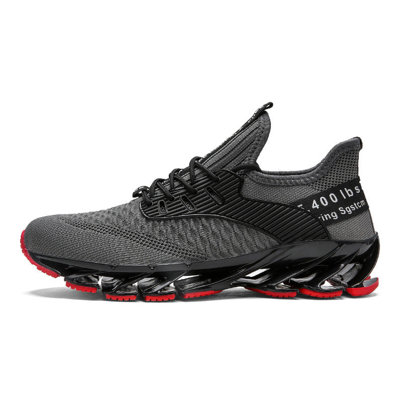 All-Match Knife-Edge Flying Knit White Shoes – Sleek & Breathable All-match Knife-edge Flying Knitting Whi | Ectron Online