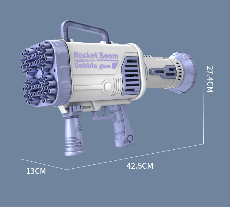Electric Bubble Machine Gun with 44/64 Holes Hole Bazooka Porous Bubble Gun Electric | Ectron Online