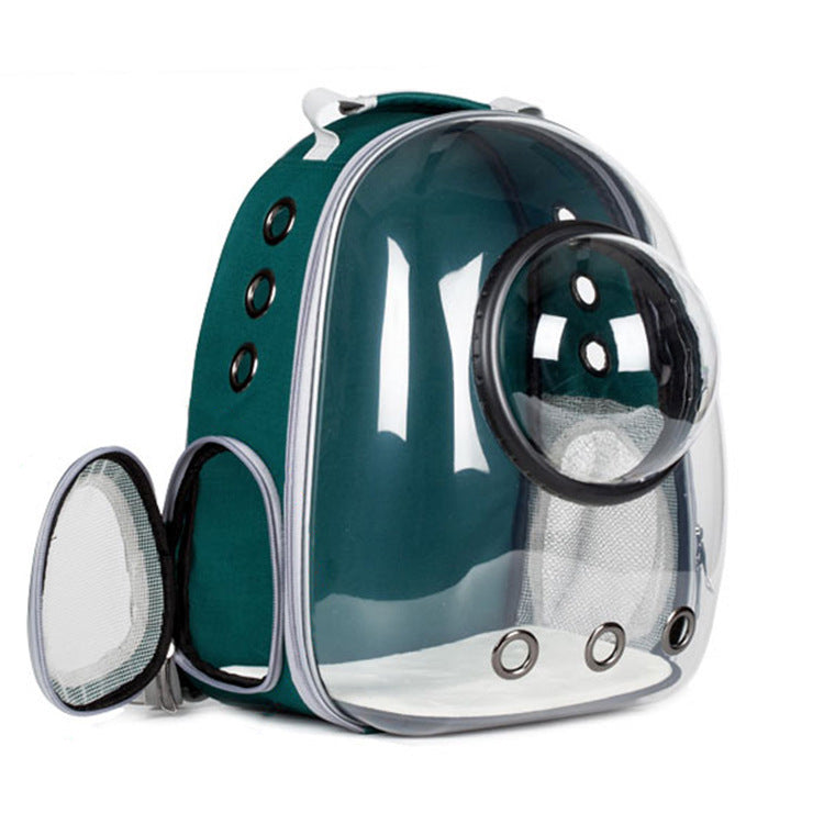 Clear Pet Backpack | Panoramic Pet Carrier Transparent shell pet bag | Ectron Online