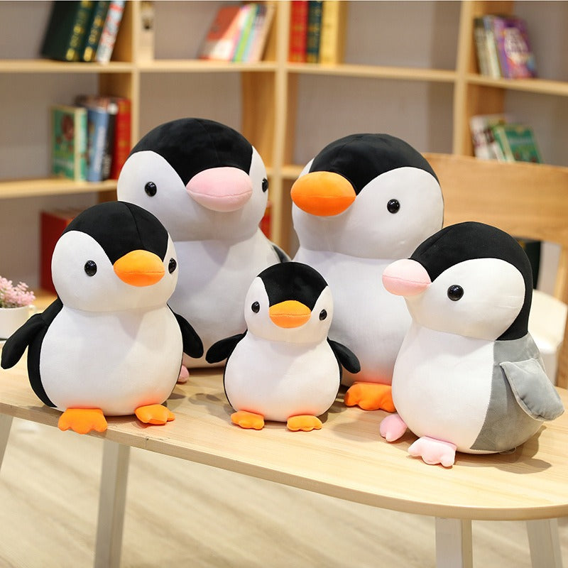 Cute cartoon penguin Stuffed toy grab machine doll children's birthday gift girl sleeping pillow big