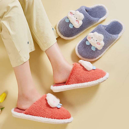 Clouds Couple Cotton Slippers – Cosy Unisex Winter Home Shoes Clouds Couple Cotton Slippers Unisex Hou | Ectron Online