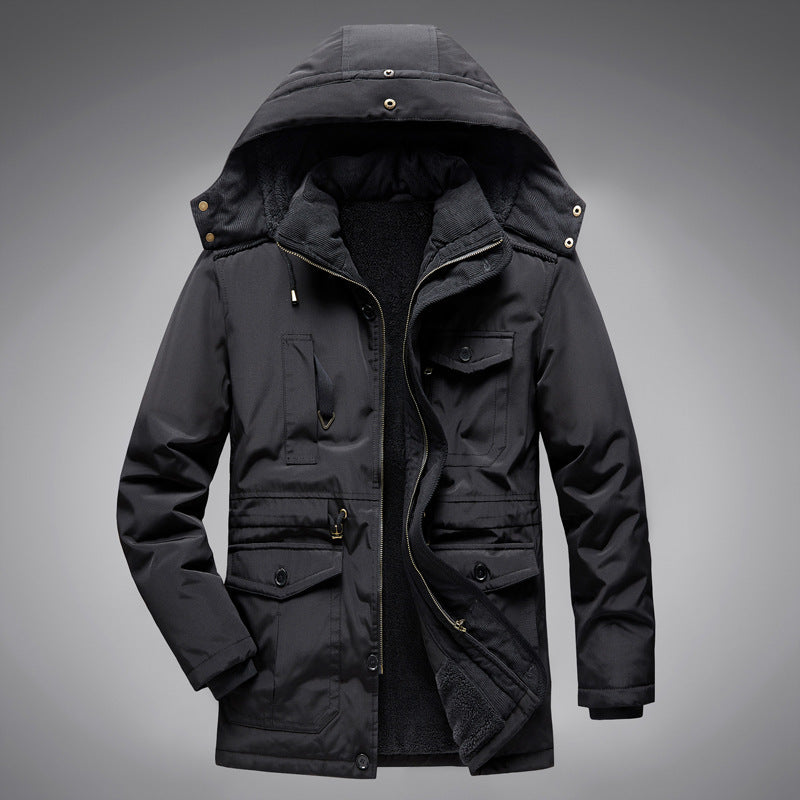 Cotton Coat with Lambswool Liner Lambswool Liner Cotton Coat Jacket | Ectron Online