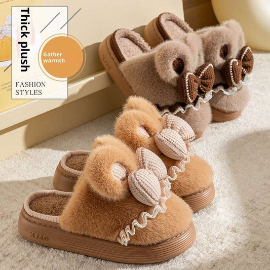 Cute Couples Indoor Cotton Slippers