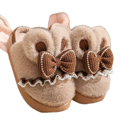 Cute Couples Indoor Cotton Slippers