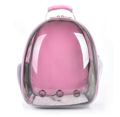 Transparent shell pet bag new fashion trend large capacity space cover cat bag panoramic dog backpack