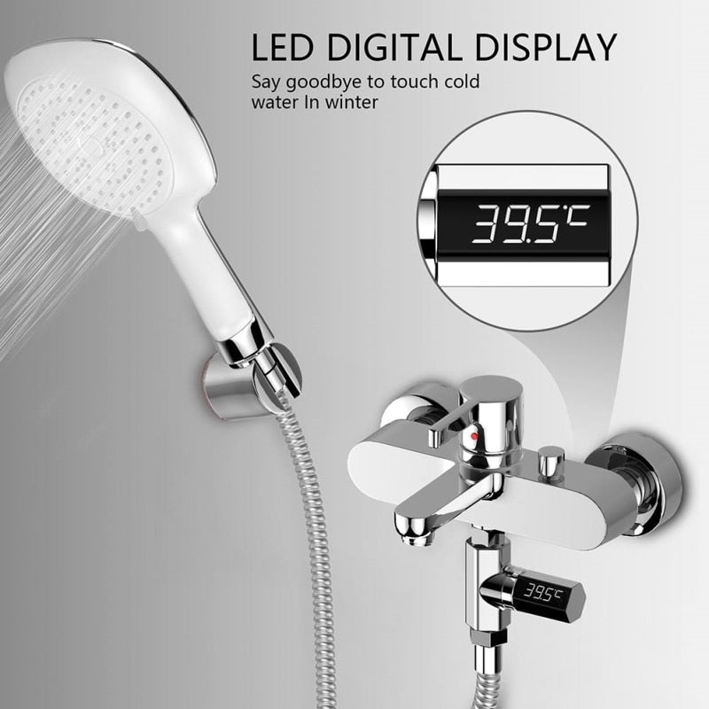 Led Baby Shower Thermometer Shower Water Display Temperture Monitor Flow Home LED