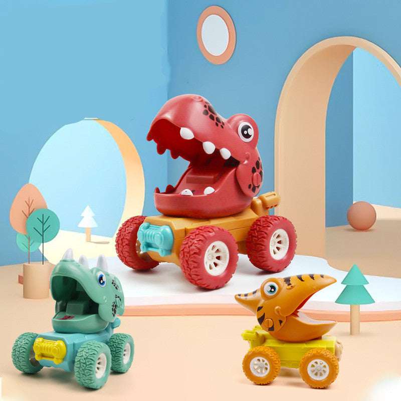 Dinosaur Push Car & Sliding Toy