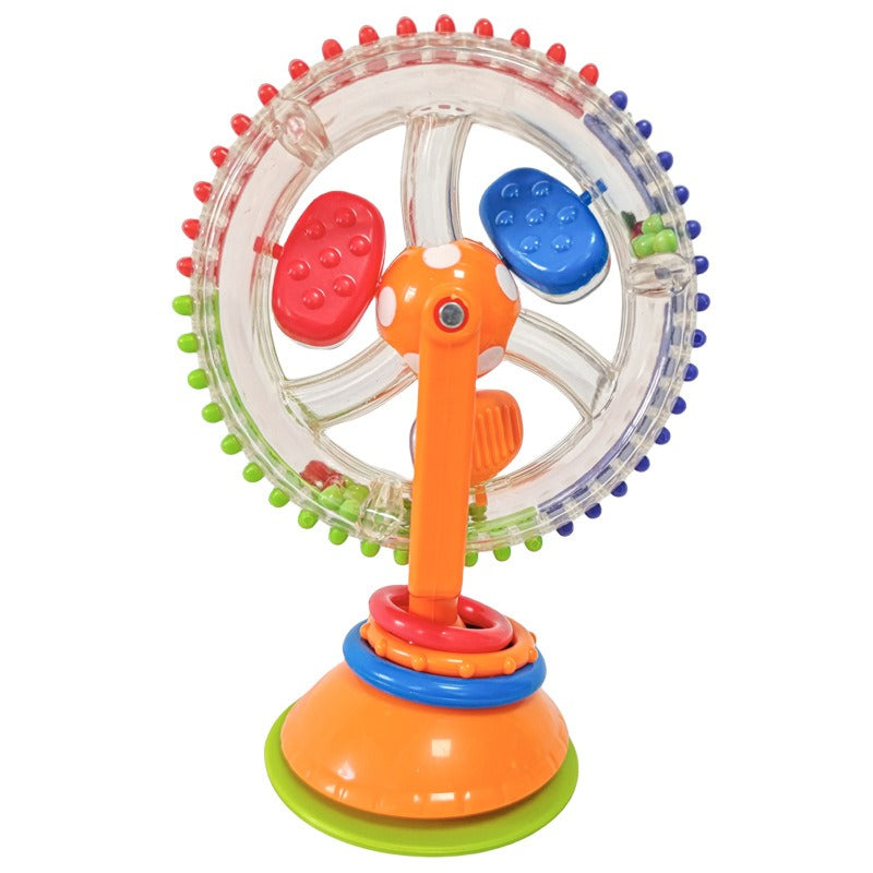 Baby puzzle tricolor rotating Ferris wheel suction cup multifunctional toy for children