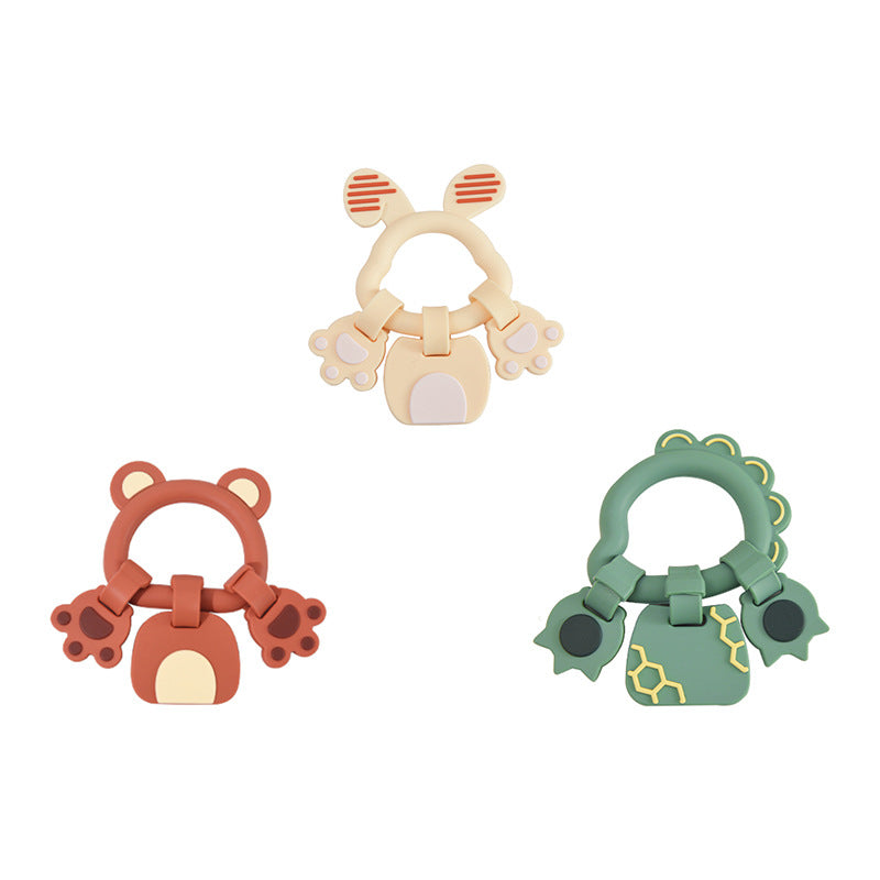 {{ brand }} Baby Gloves Teething Rubber Silicone Taping Teether - Green - Baby Gloves Teething Rubber Silicone