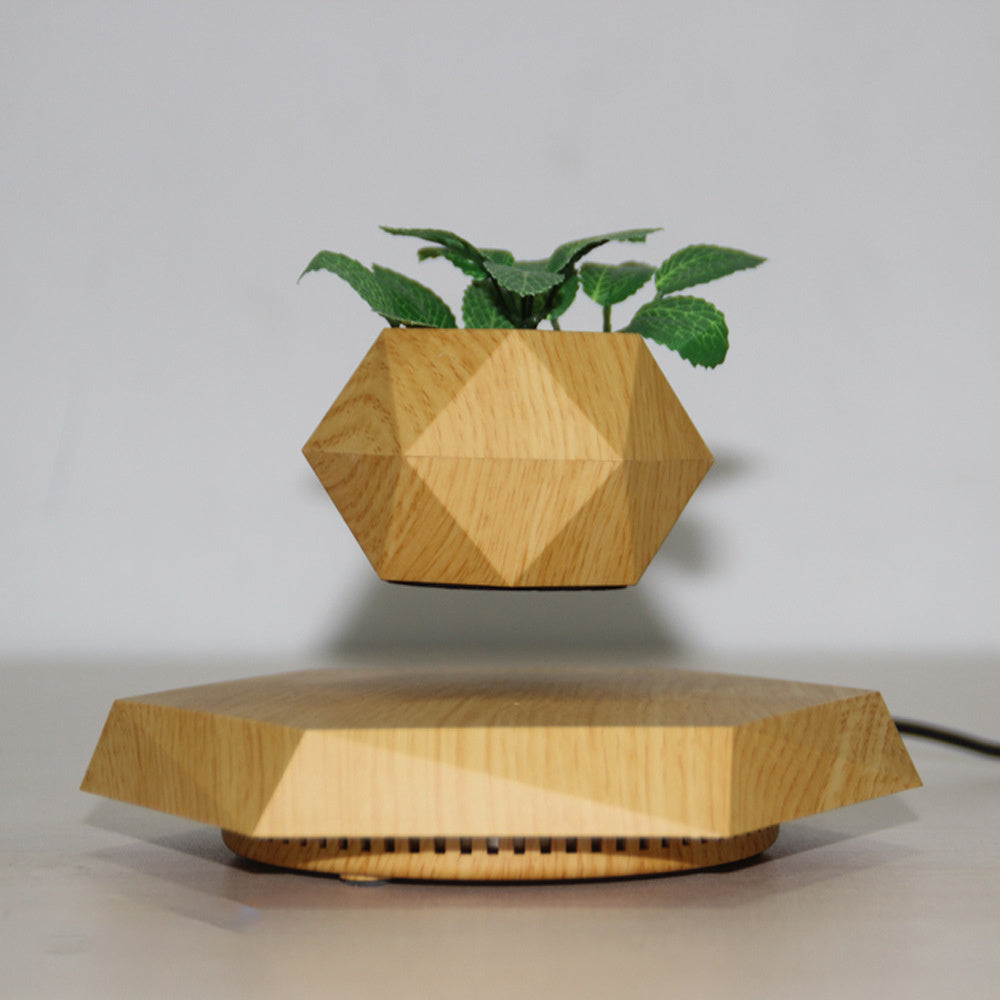 Floating Magnetic Levitating Flower Pot | Home Decor Gift Floating Magnetic Levitating Flower Pot Bonsai Air Plant Pot Planter Potted For Home Office Desk Decor Creative Gift | Ectron Online