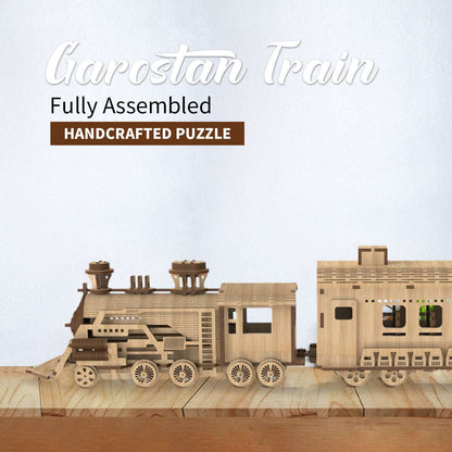 Garoustan Train 3D Wooden Puzzle Home Fashion Simple Garoustan Train Puzz | Ectron Online