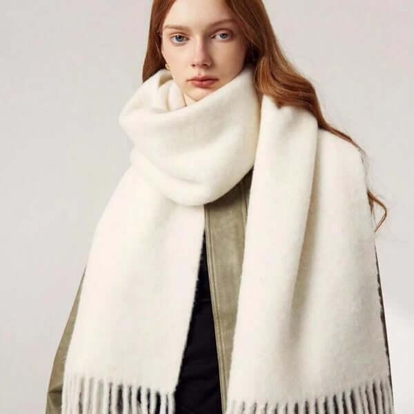 High Quality Wool-Like Solid Color Scarf