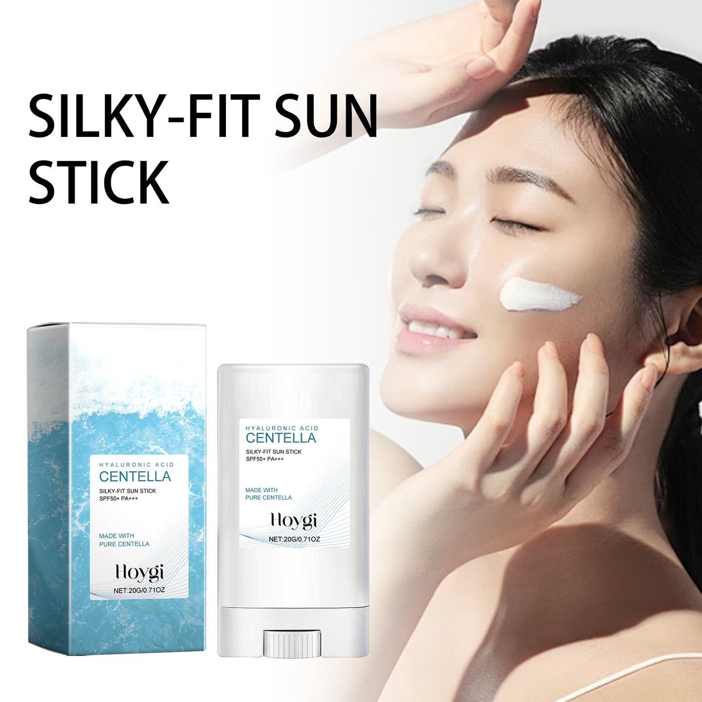 Hoygi Hyaluronic Acid Sunscreen Stick - Sunburn Repair & UV Relief