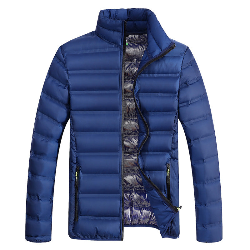 Korean Style Stand Collar Padded Jacket Korean Style Stand-up Collar Cotton-padd | Ectron Online