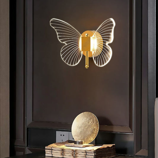 Light Luxury Butterfly Wall Lamp