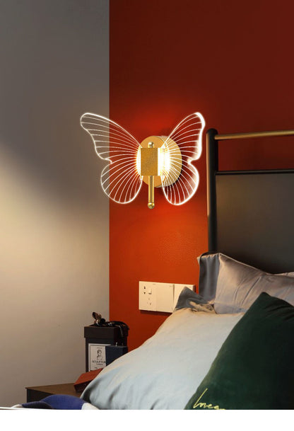 Light Luxury Butterfly Wall Lamp