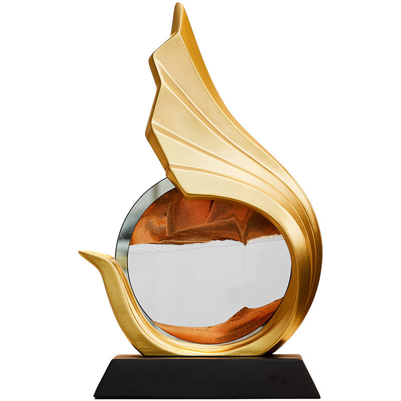 Light Luxury Quicksand Painting - Wind & Water Motion Art