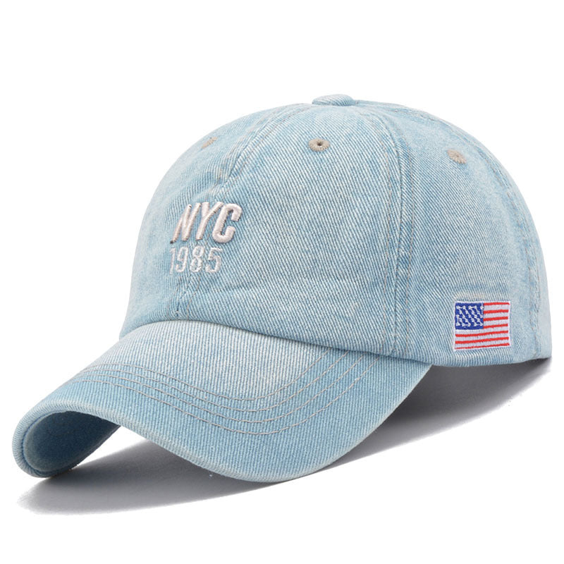 Men's Denim Baseball Peaked Cap – Casual Summer Hat Hat Men's Denim Baseball Peaked Cap | Ectron Online