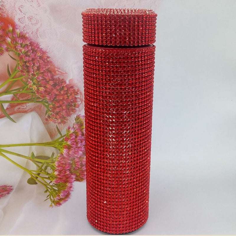 Luxury Flash Diamond Vacuum Flask - Sparkling Thermal Bottle Luxury flash diamond vacuum flask | Ectron Online