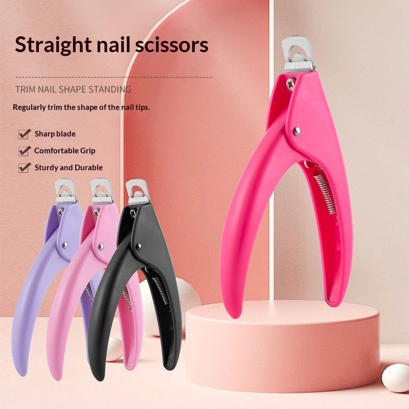 Manicure Tools Set: Crystal Gel Shaping Scissors, Clippers & File