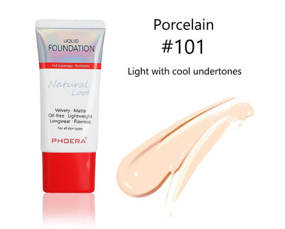 Matte Silky Tube Liquid Foundation - Long-Wear Hydrating Base for Women Matte, Silky, Tube Liquid Foundation, La | Ectron Online