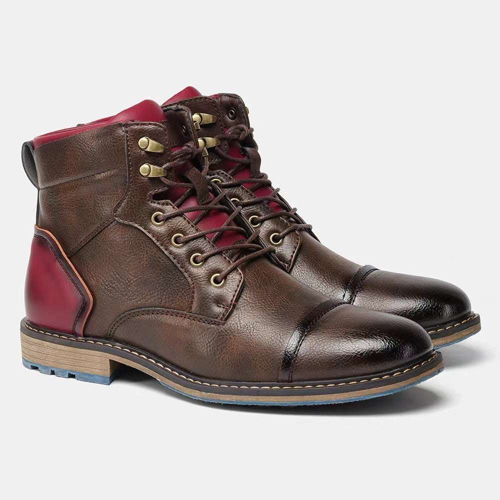 Men’s Fashion High-Top Martin Boots – Stylish & Durable

