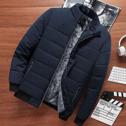 Men's Loose Cotton-Padded Coat