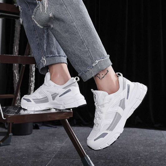 Men’s Thick-Soled Casual Sneakers – Breathable & Comfortable

