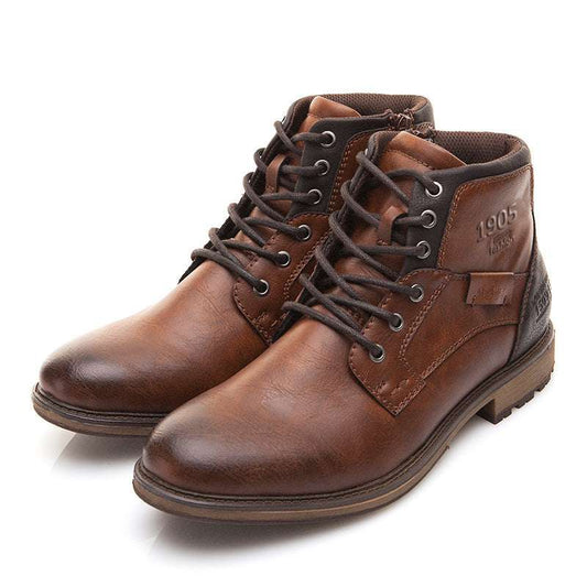 Men’s Vintage Leather Martin Boots – Classic & Durable

