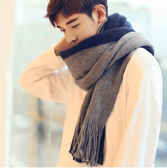 Men Scarves Can Match Colors Fashion

