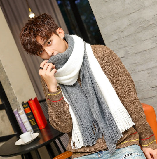 Men Scarves Can Match Colors Fashion Men's Scarves | Ectron Online