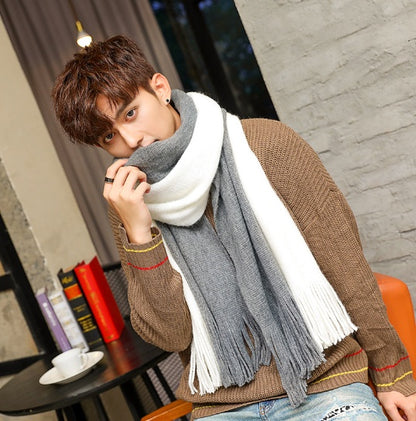 Men Scarves Can Match Colors Fashion Men's Scarves | Ectron Online