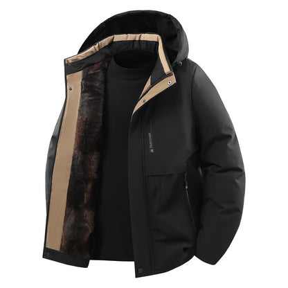 Men's Graphene Thickened Cotton-Padded Coat