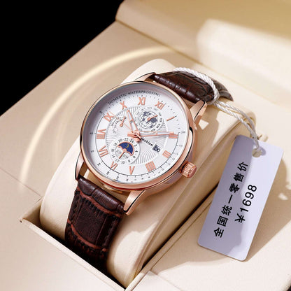 Men's Luminous Quartz Watch Men's Watch Non-mechanical Luminous Cale | Ectron Online