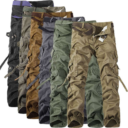 Men's Multi-Pocket Washed Cargo Pants Men's Multi-pocket Cargo Pants Washed Ho | Ectron Online