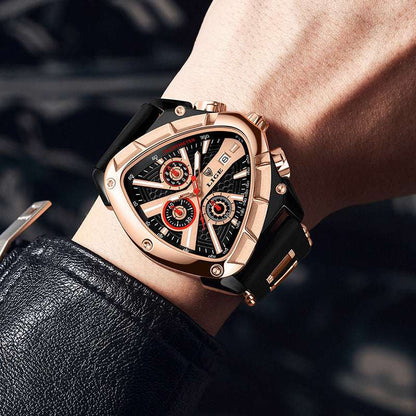 Men's Polygon Waterproof Watch Polygon Men's Multi-waterproof Luminous | Ectron Online