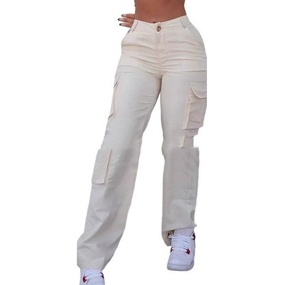 Men's Retro Washed Multi-Pocket Pants | Loose Casual Cargo Trousers Retro Washed Multi-pocket Design Loose C | Ectron Online