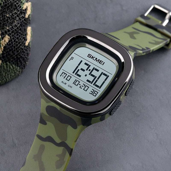 Men's Square Electronic Sports Watch