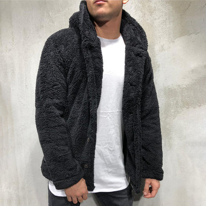 Men's Warm Sweater Hoodie Jacket