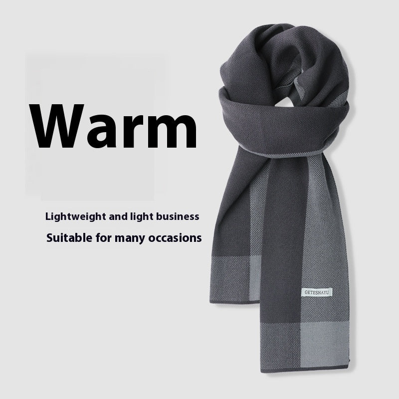 Men's Winter Outdoor Windproof Scarf