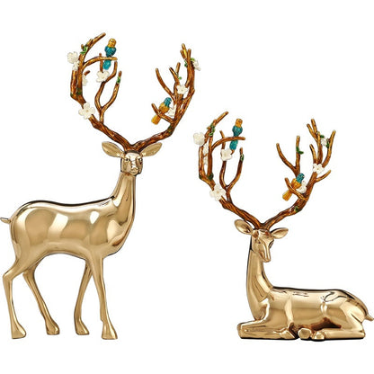 Modern Light Luxury Brass Deer