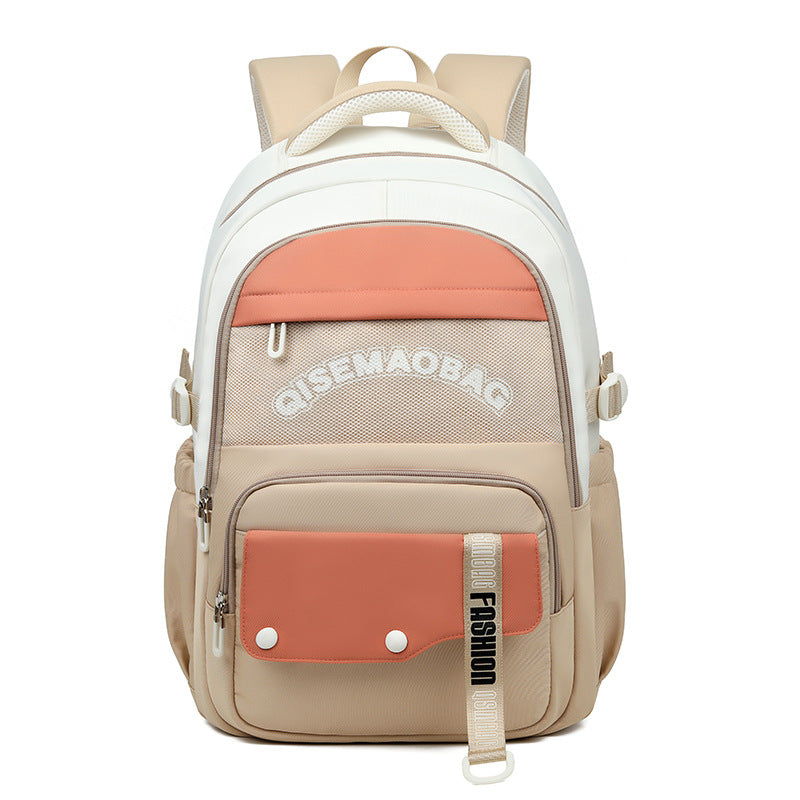 Color Contrast Travel Backpack – Stylish & Breathable Nylon Fashion Color Contrast Leisure Travel Ba | Ectron Online