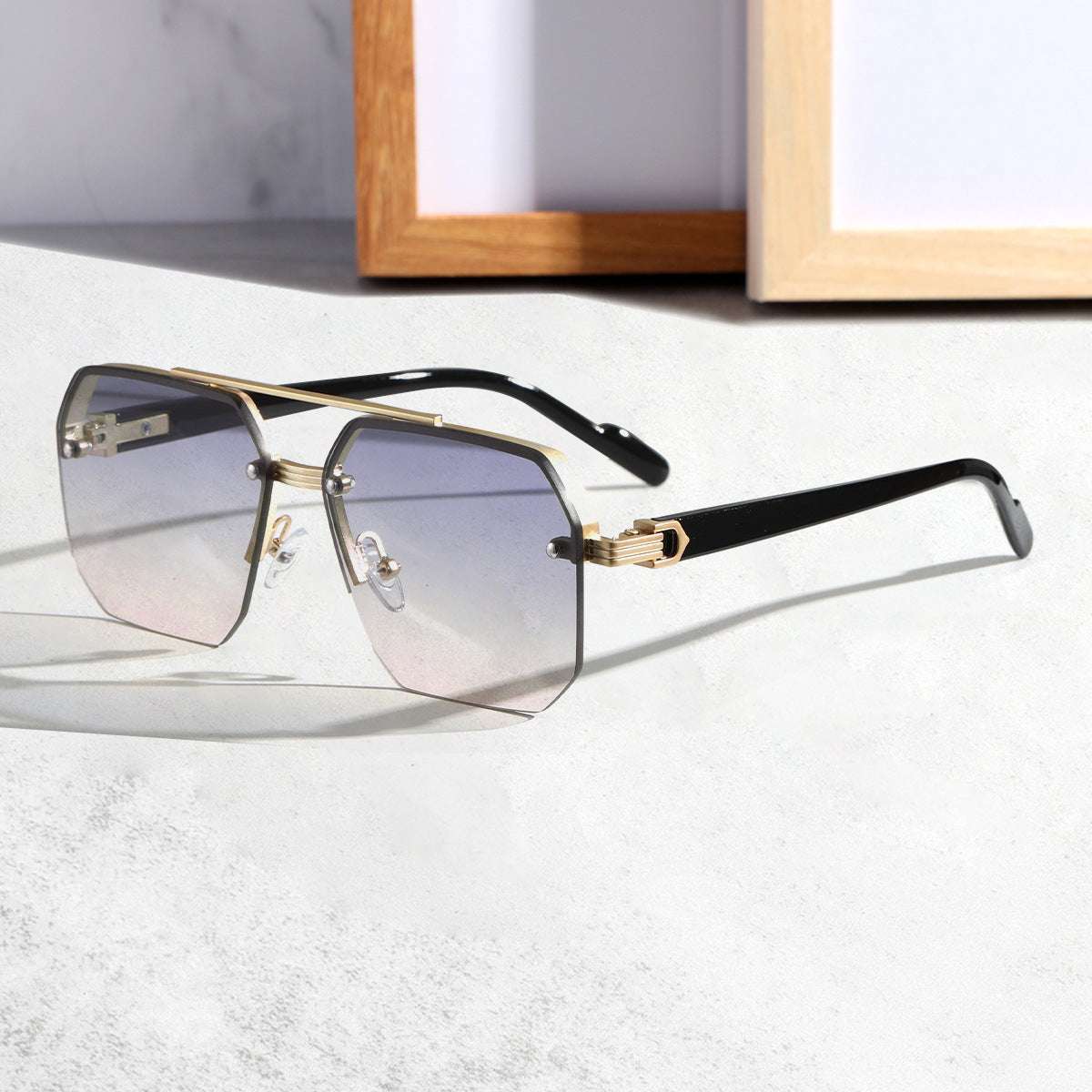 Men’s Fashion Sunglasses – Versatile, UV Protection, Stylish Frame Fashion Personality New Men's Sunglasses | Ectron Online
