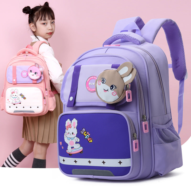Elementary School Student Schoolbag Large Capacity Spine Protection Lightweight Dinosaur