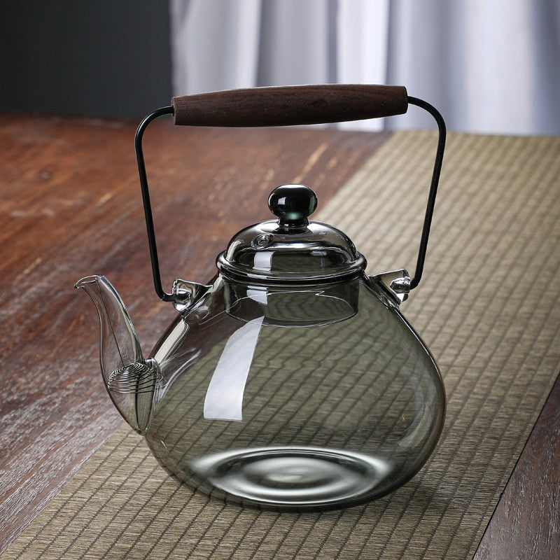 Japanese Style Black Walnut Wooden Handle Electric Kettle Accessories | Ectron Online
