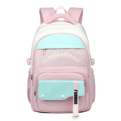 Fashion Color Contrast Leisure Travel Backpack
