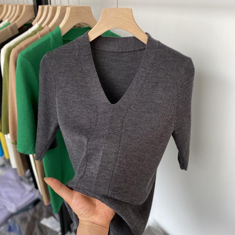 Ice Silk Slim Fit Base Knitwear Ice Silk Slim Fit Slim Looking Base Knit | Ectron Online