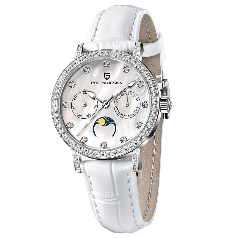 Waterproof Quartz Watch for Women Quartz Women's Watch Multifunctional Wat | Ectron Online
