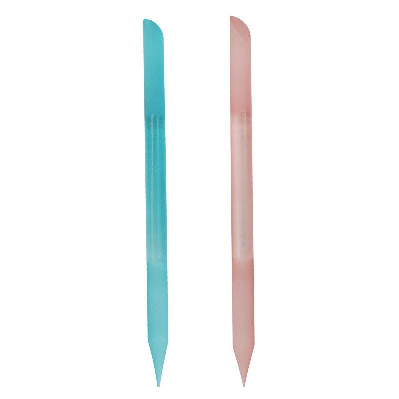 Full-Colour Glass Nail File – Double-Headed Precision Tool Full-color Cylindrical Glass Nail File M | Ectron Online