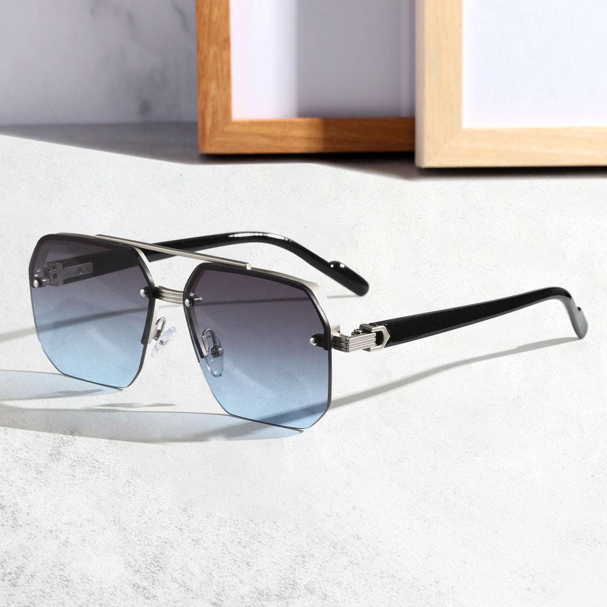 Men’s Fashion Sunglasses – Versatile, UV Protection, Stylish Frame Fashion Personality New Men's Sunglasses | Ectron Online